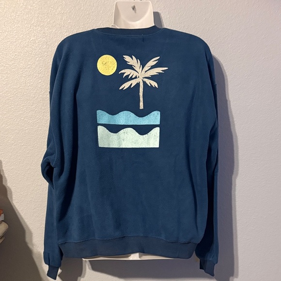 Saltwater LUXE Blue Crew Neck Sweater - Picture 6 of 7